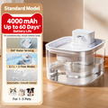Soluvis pet water fountain — Plastic , White , Standard